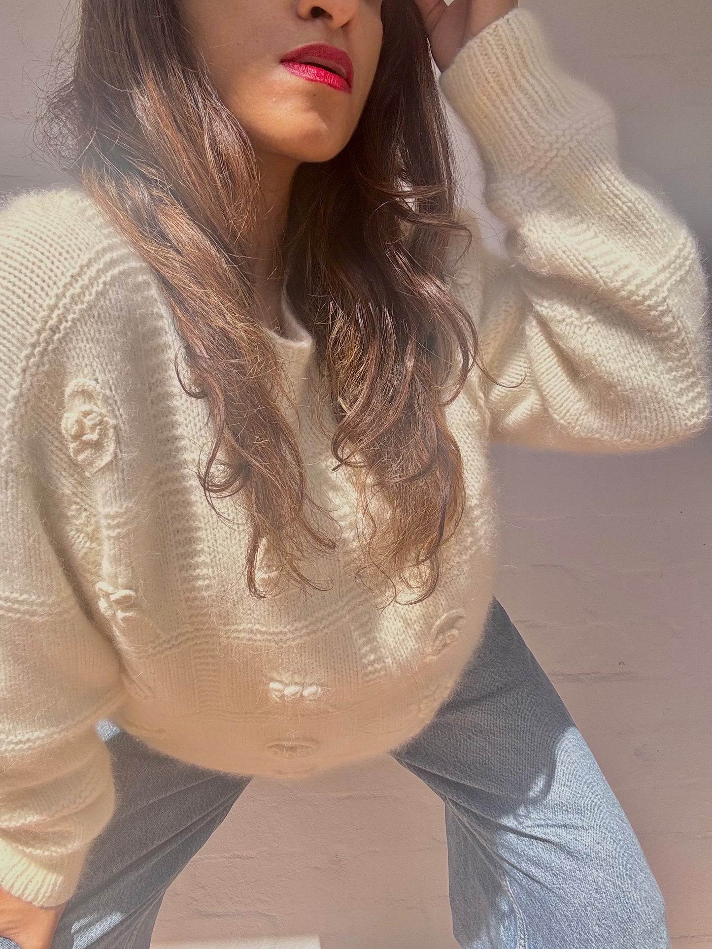 Vintage Angora Wool Jumper