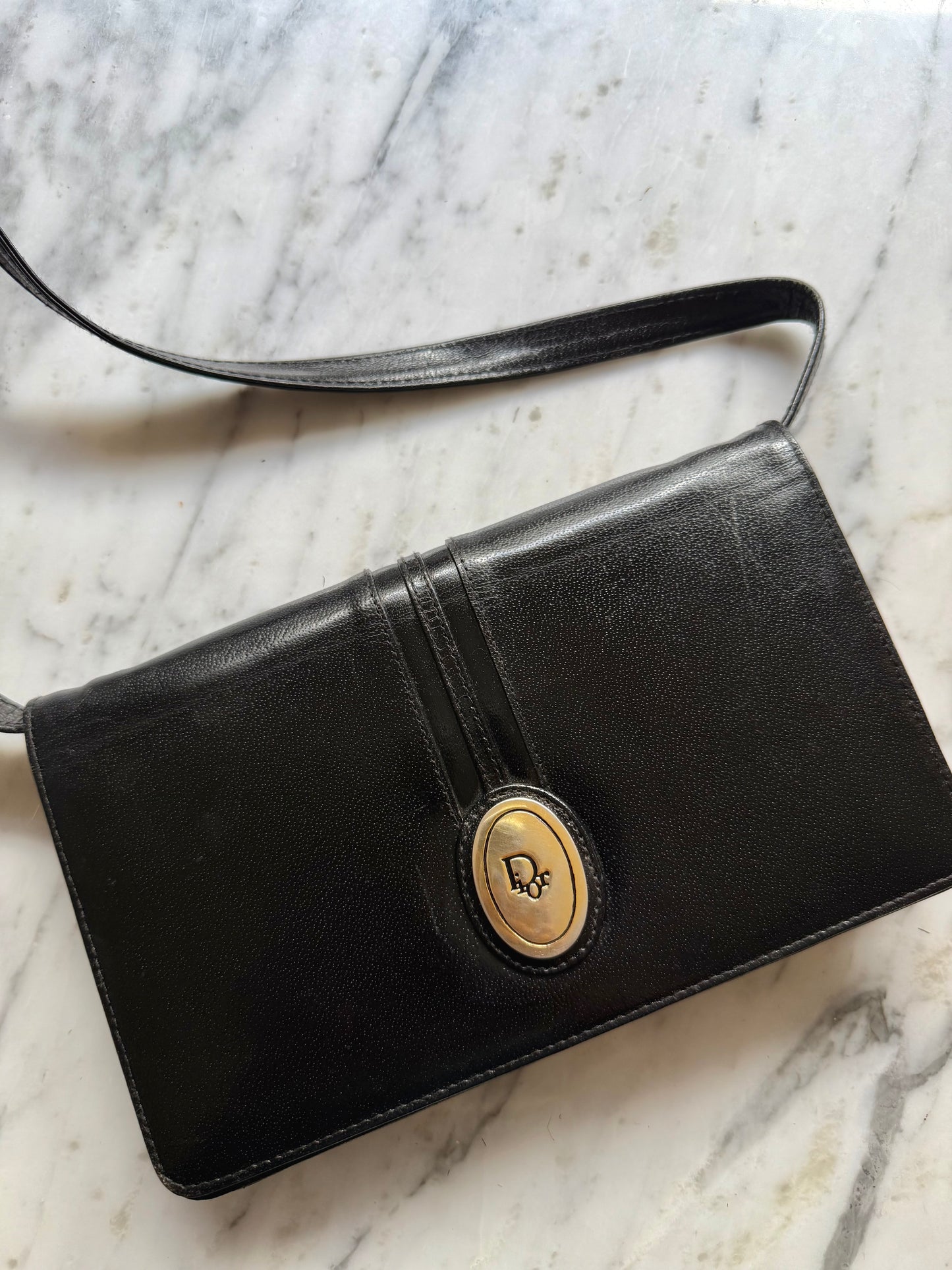 Vintage Christian Dior Bag - Black