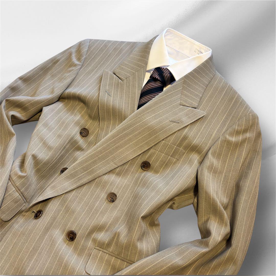 Vintage Christian Dior Double Breasted Wool Suit
