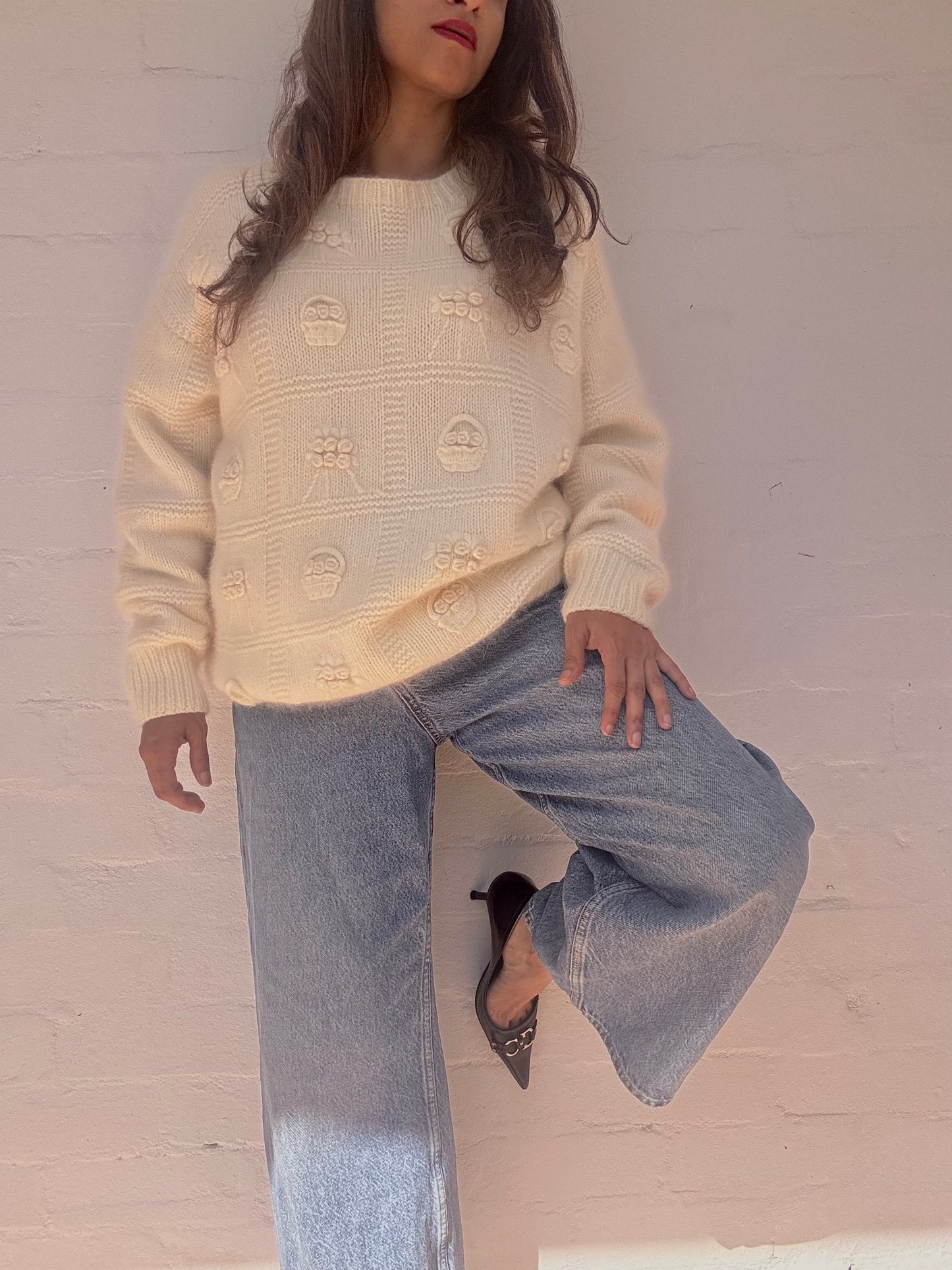 Vintage Angora Wool Jumper