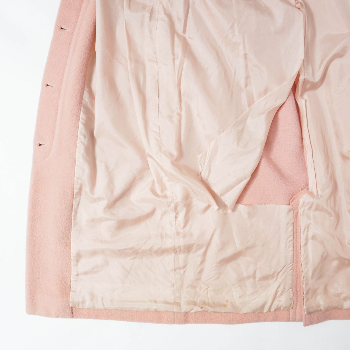 Rare Vintage Chanel Wool Coat - Blush Pink