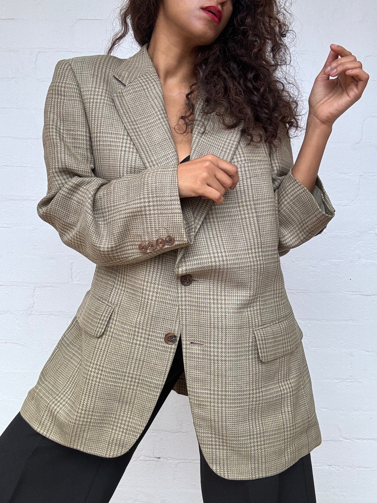 Vintage Burberry’s Check Blazer