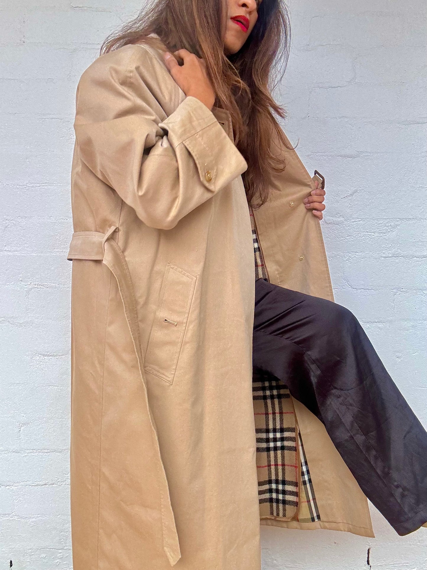 Burberry Balmacaan Trench Coat With Detachable Wool Lining - Beige