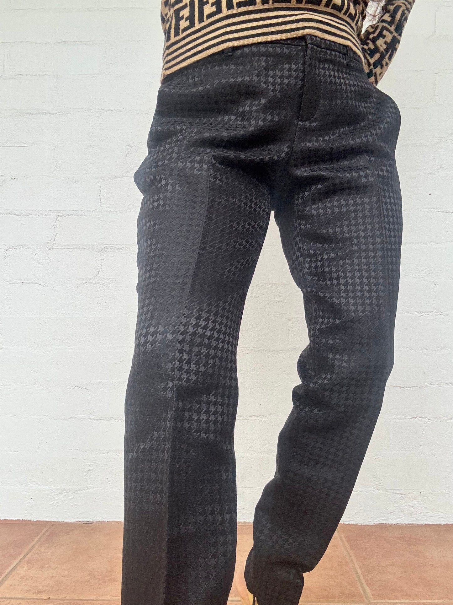 Gucci Wool & Silk Trousers