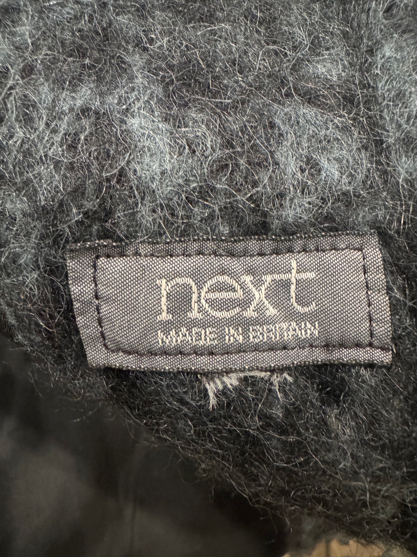 Vintage 1960's Dark Green Mohair Coat - Made in Britain