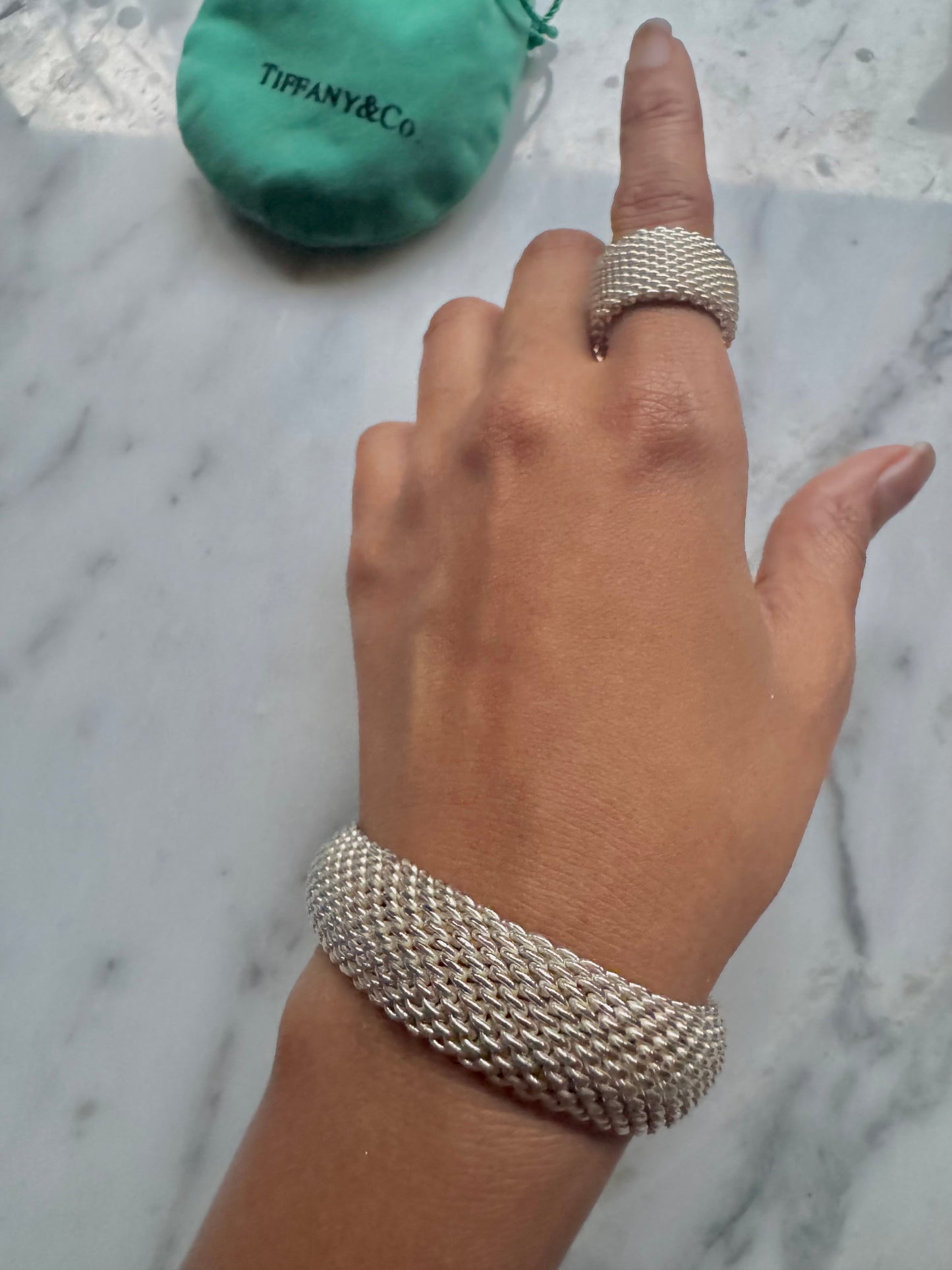 Vintage Tiffany & Co. Somerset Bracelet & Ring Set