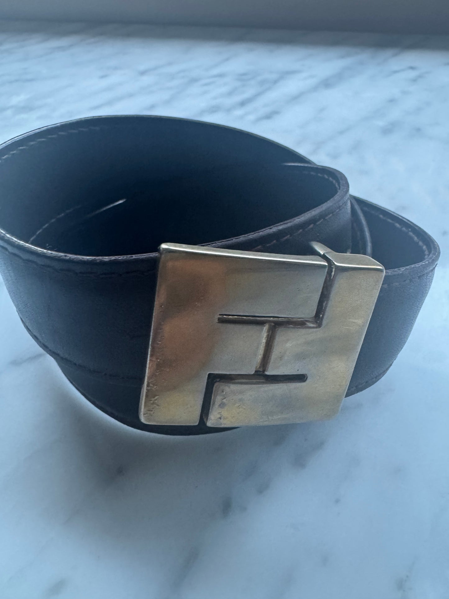Vintage Fendi Leather Belt