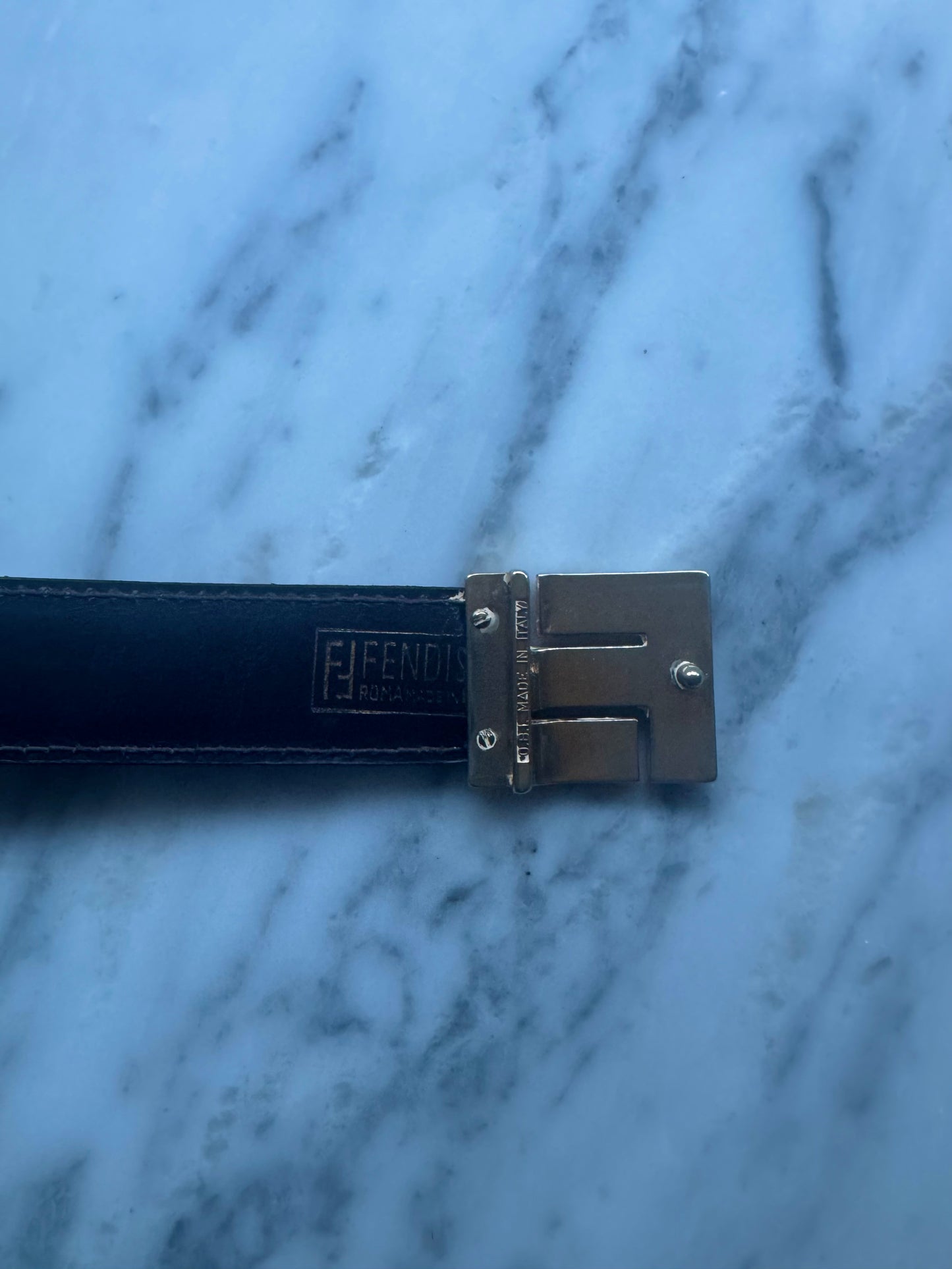 Vintage Fendi Leather Belt