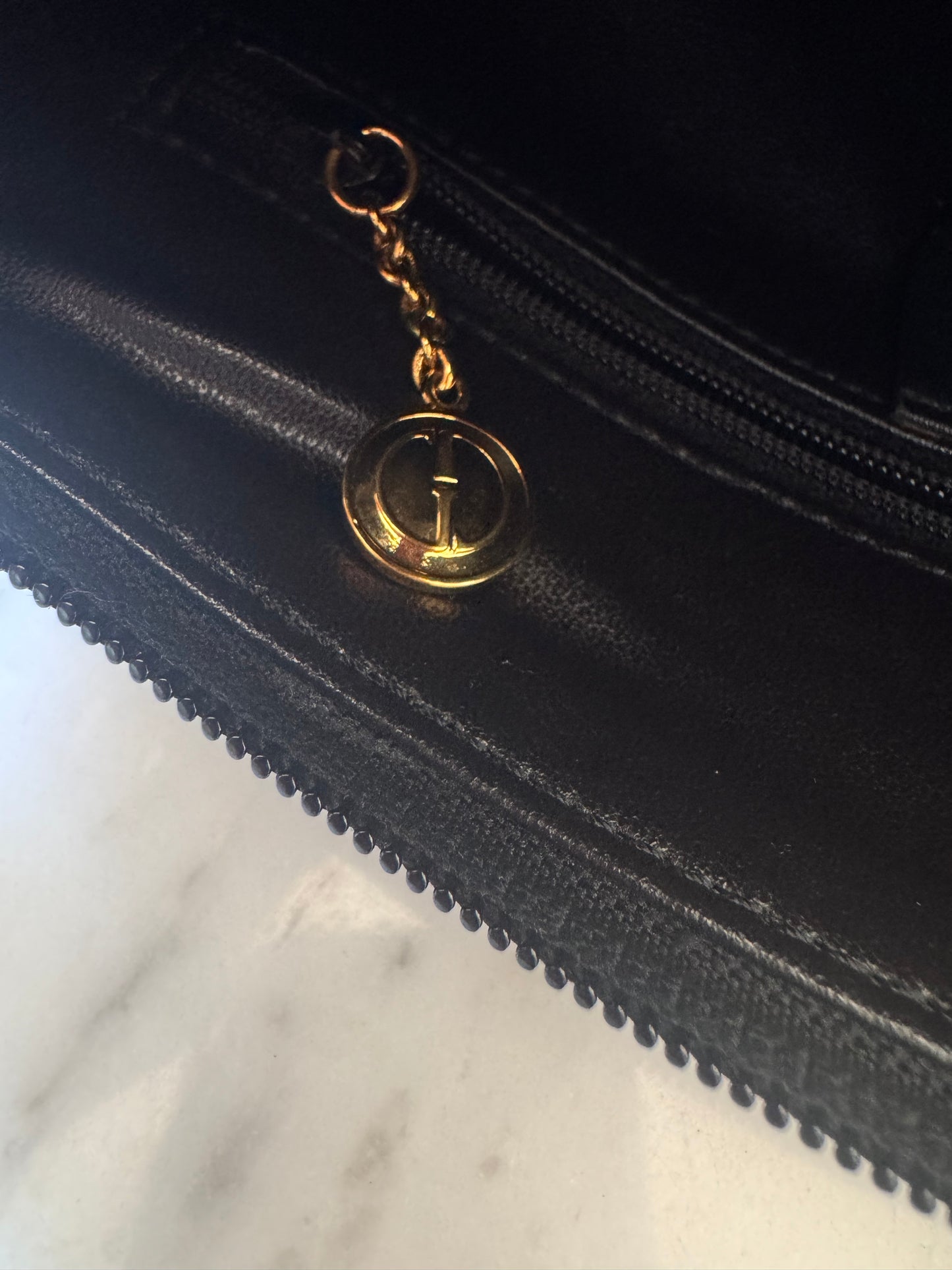 Vintage GUCCI Bamboo Top Handle Bag – Black Leather