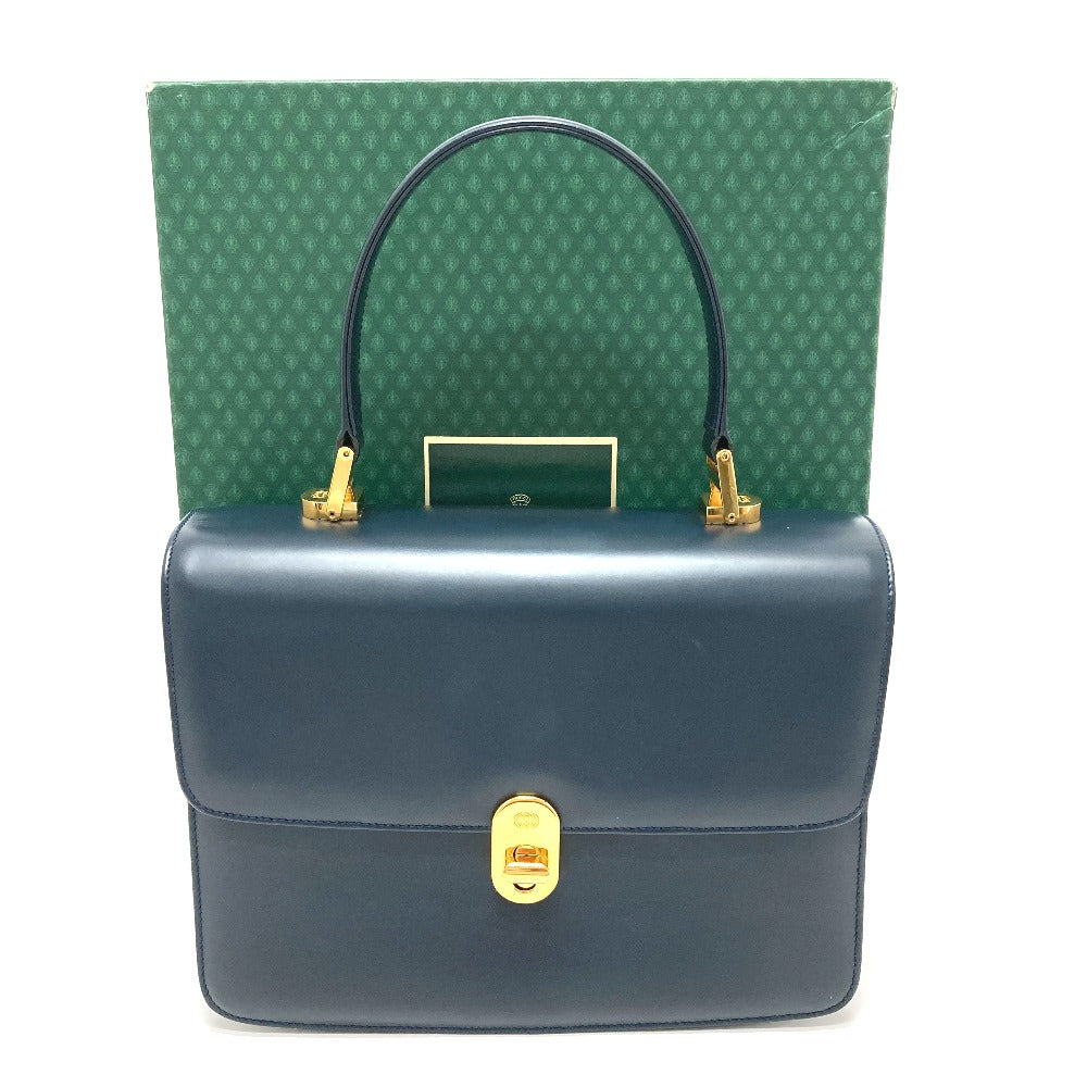 Gucci Turn Lock Sideline Handbag - Navy