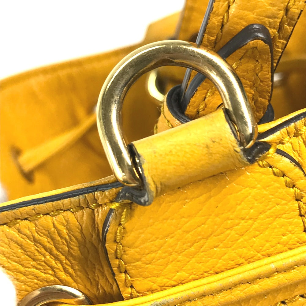 Gucci Mustard GG Supreme Small Ophidia Floral Bucket Bag