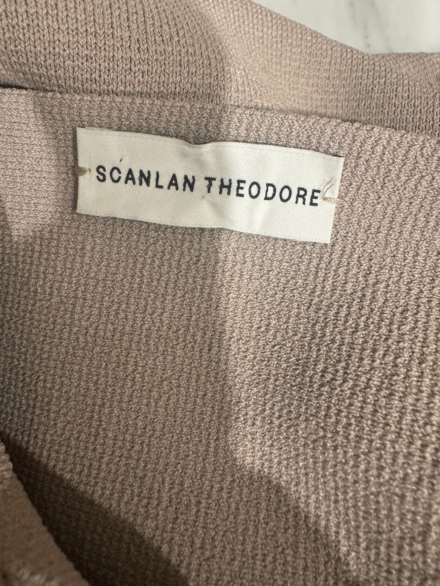 Scanlan & Theodore Midi Crepe Knit Dress