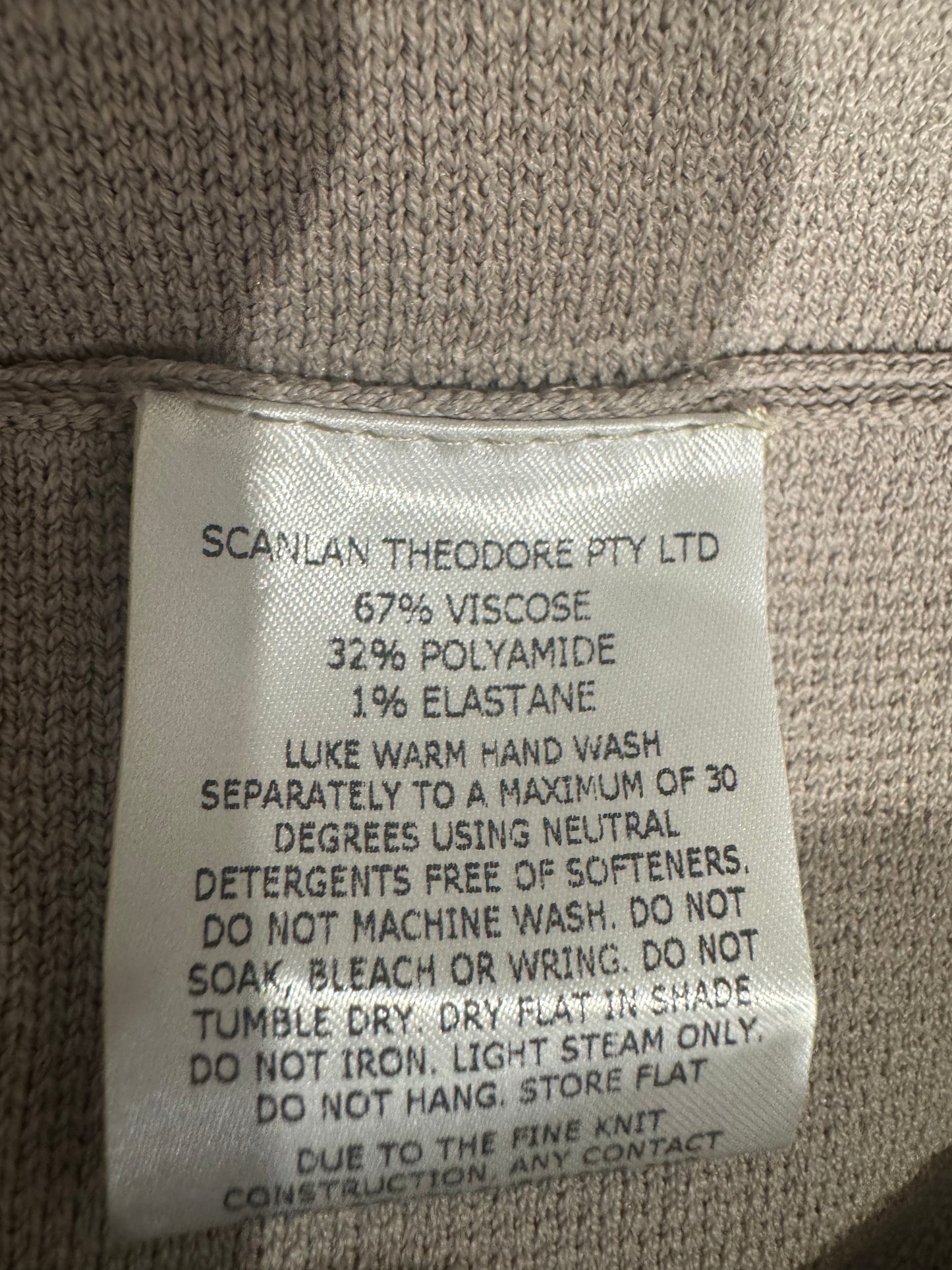 Scanlan & Theodore Midi Crepe Knit Dress