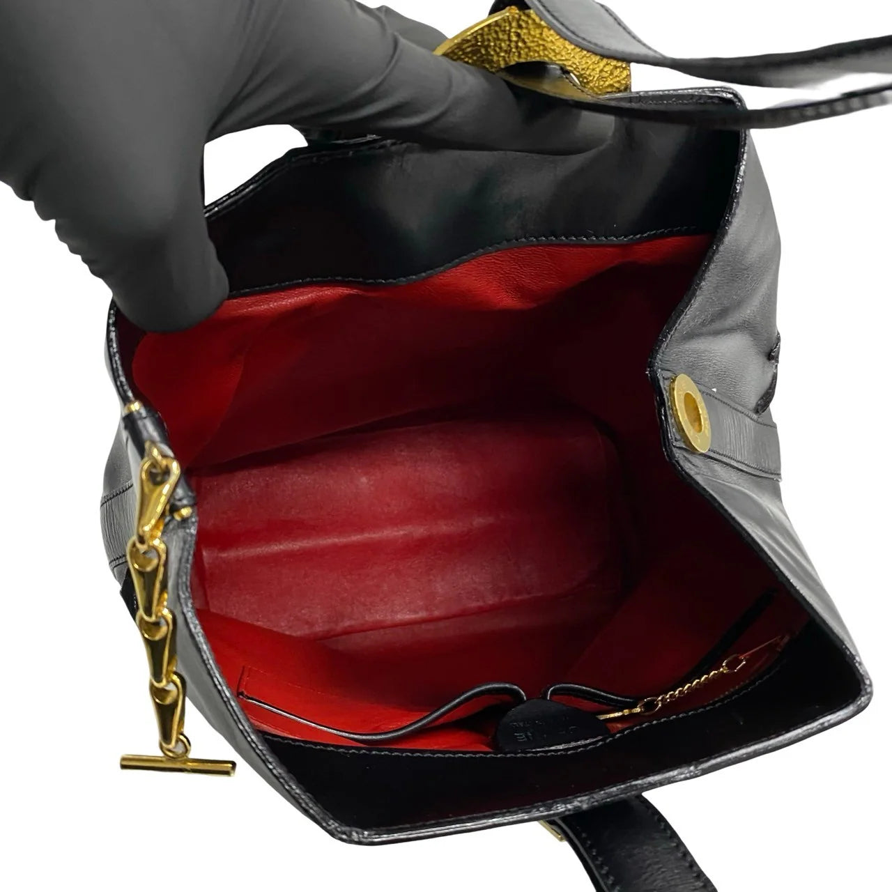 Rare Celine Calfskin black Arc de Triomphe Bag