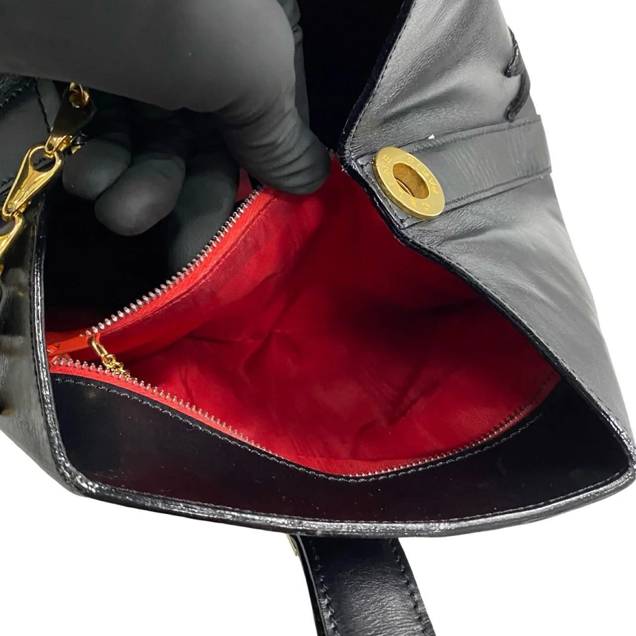 Rare Celine Calfskin black Arc de Triomphe Bag