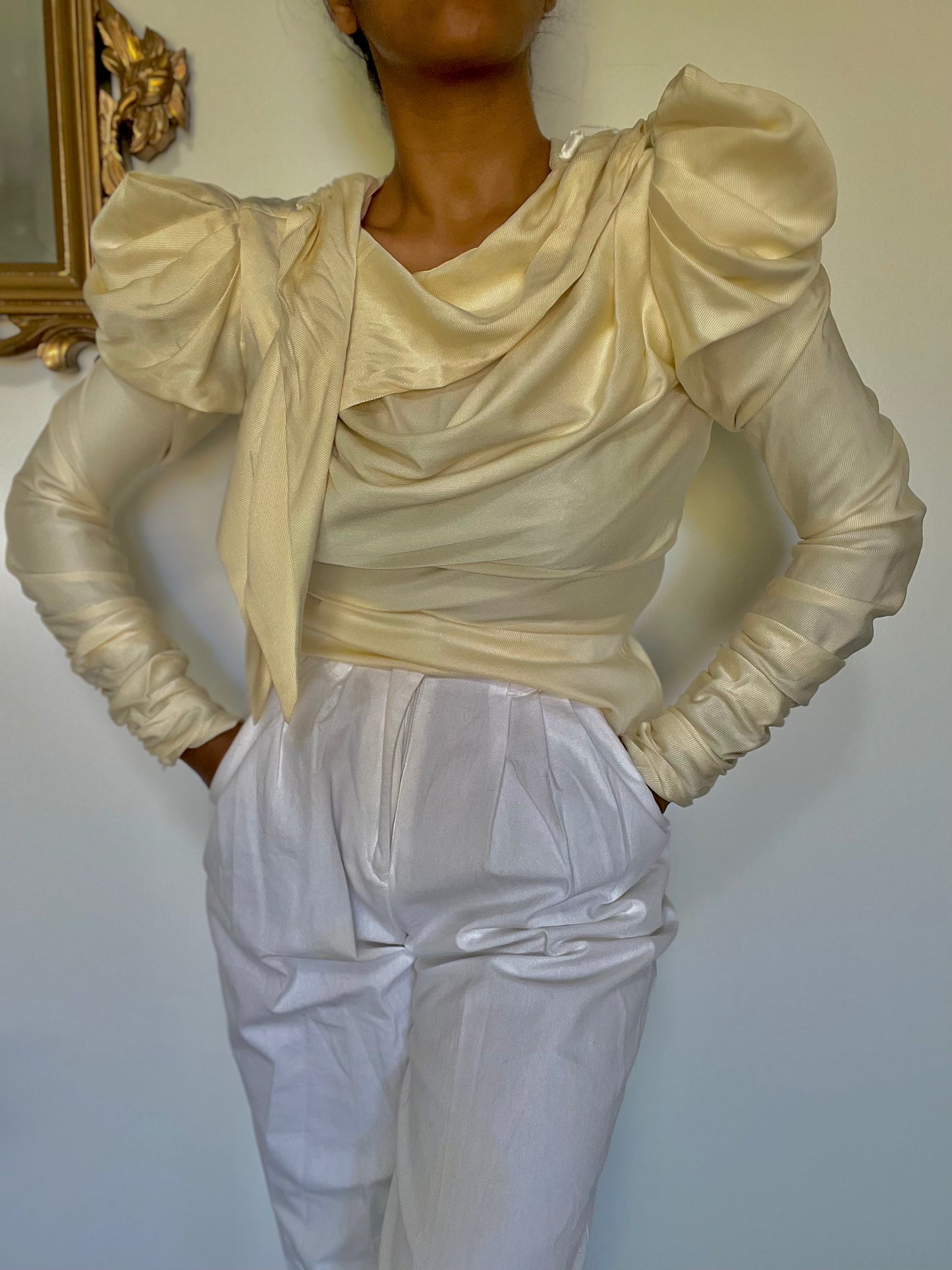 Zimmerman Scarf Bodice Silk Blouse