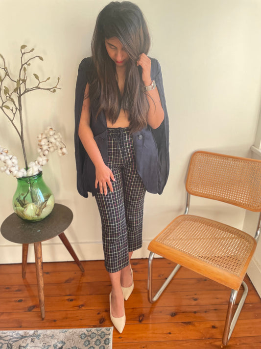 Kitx Linen Cape - Navy