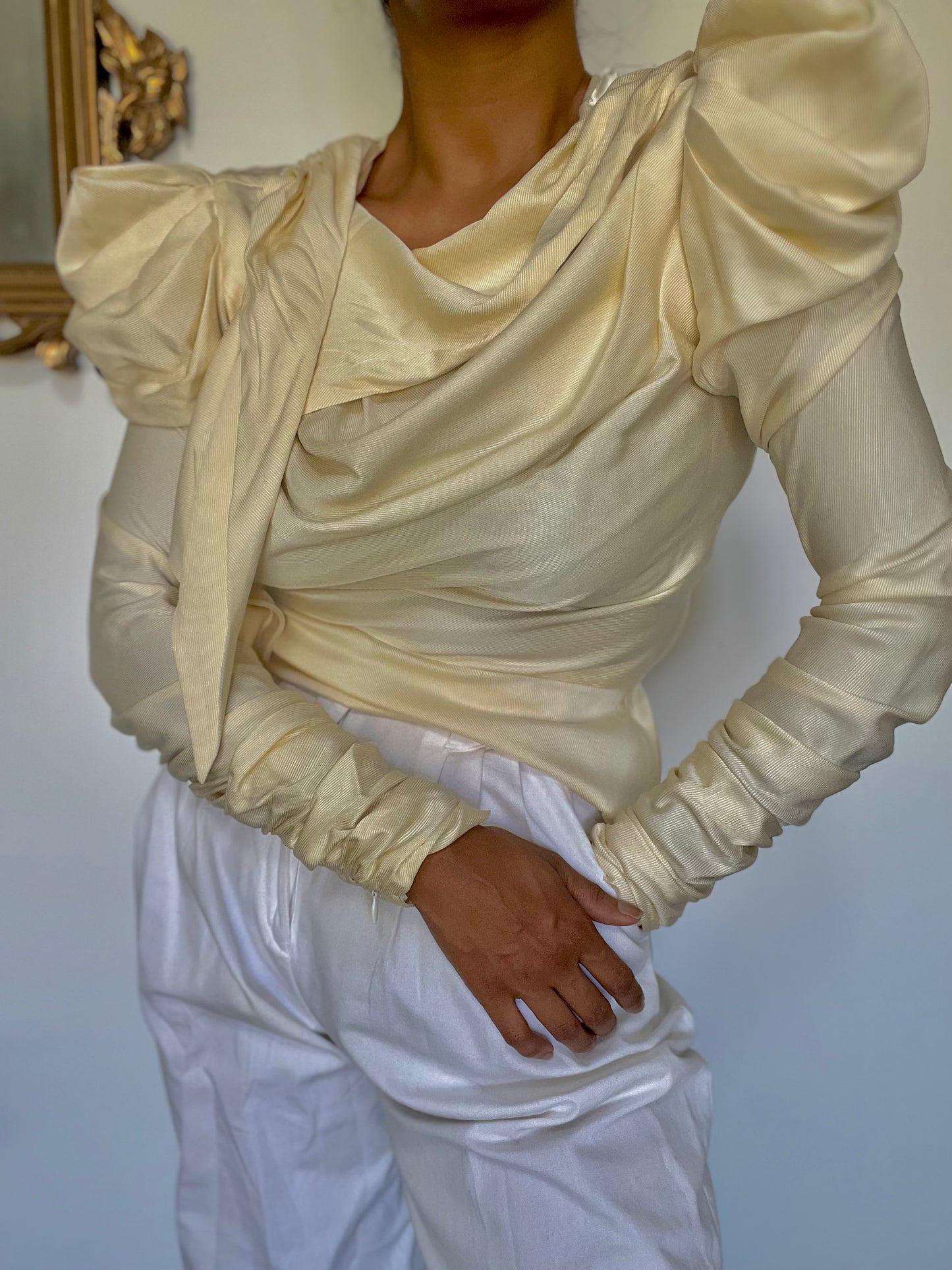 Zimmerman Scarf Bodice Silk Blouse
