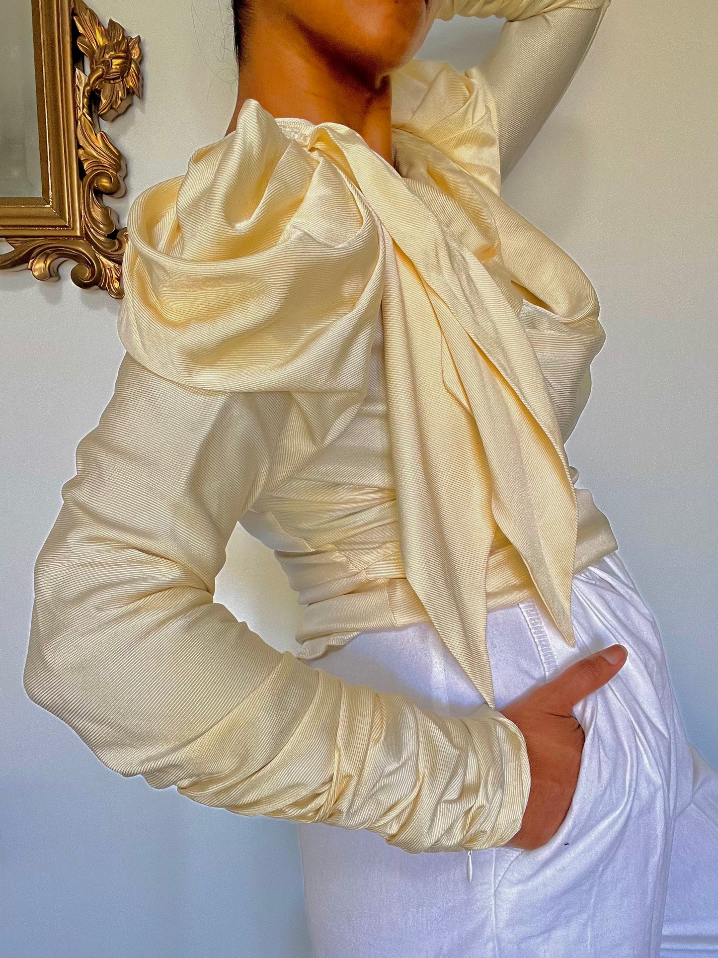 Zimmerman Scarf Bodice Silk Blouse