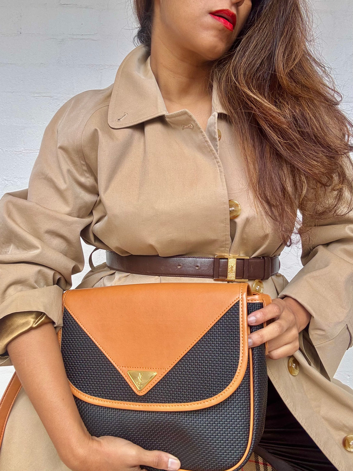 Authentic Vintage YSL Crossbody Bag