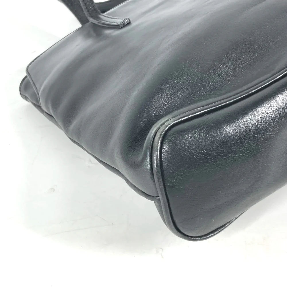 FENDI Leather Tote Bag - Black