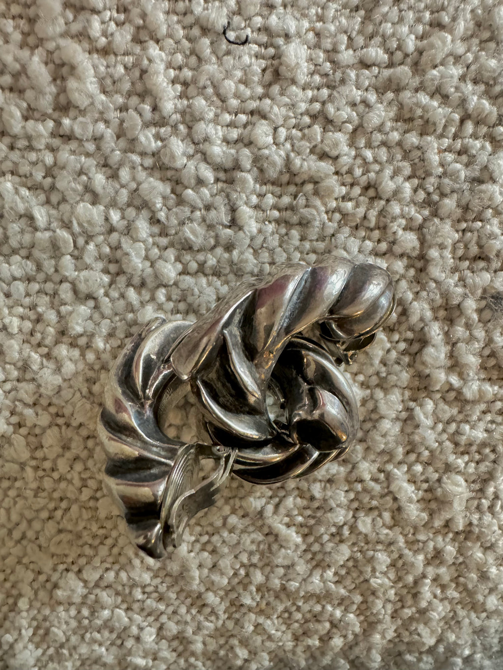 Vintage Braided Hoop Earrings