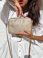 Authentic Vintage Christian Dior Monogram Honeycomb Crossbody