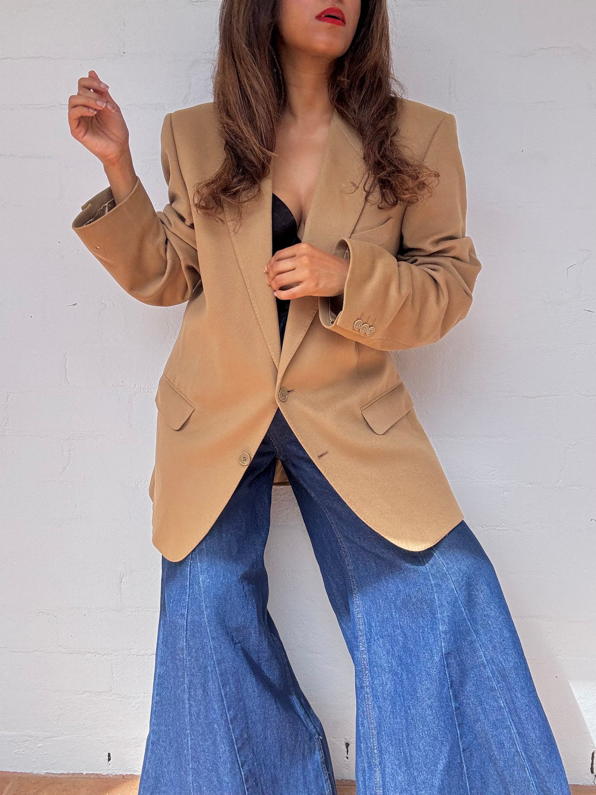 Vintage Pure Cashmere Blazer