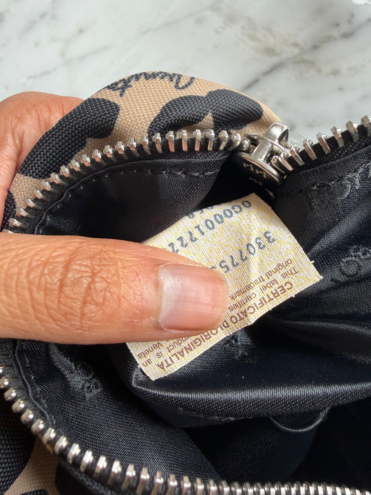 Bottega Veneta Leopard Leather Vanity Pouch