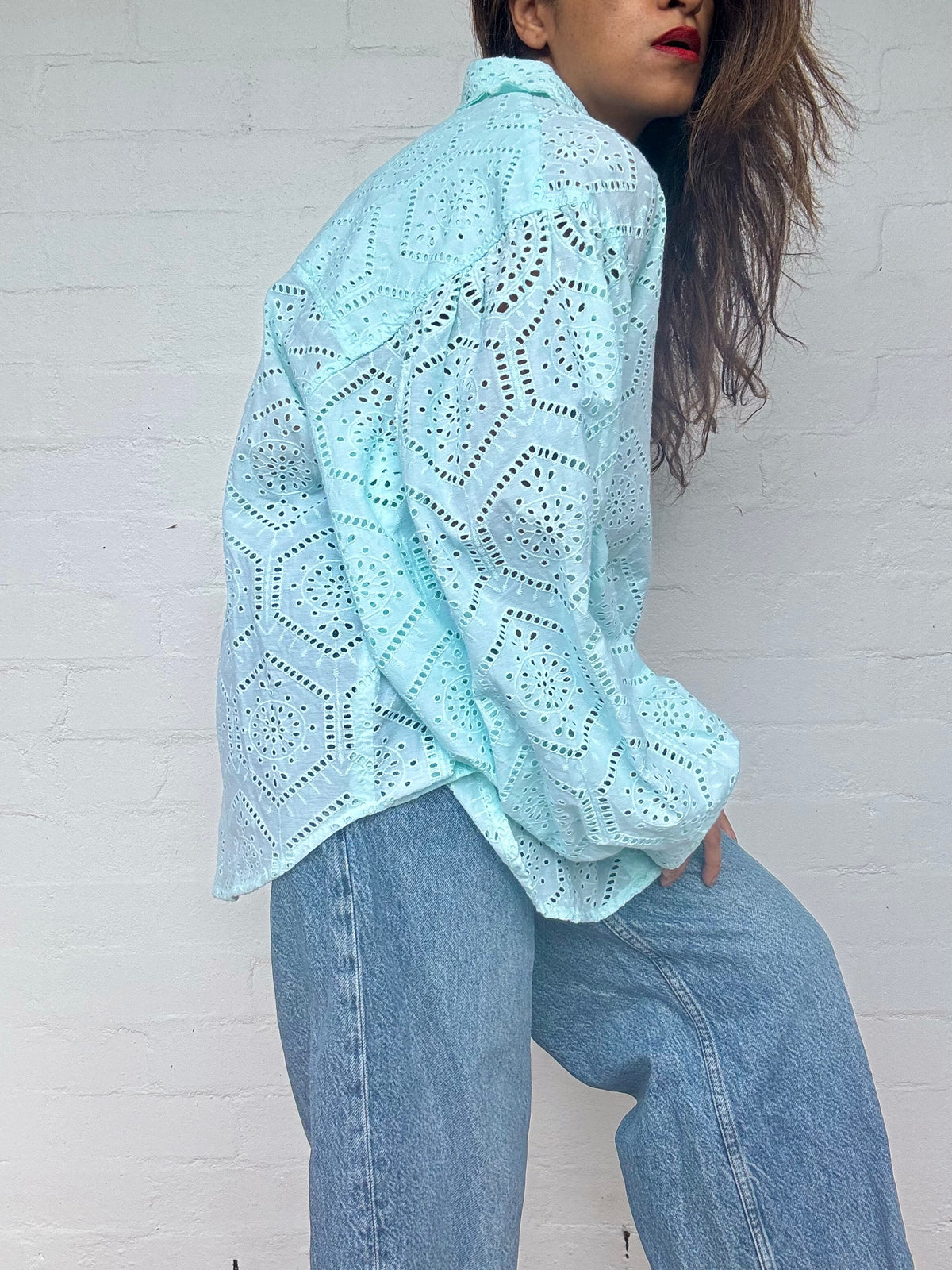 BNWT - Hannah Artwear Lace Shirt