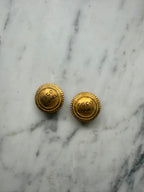Vintage Chanel Coco Clip On Earrings