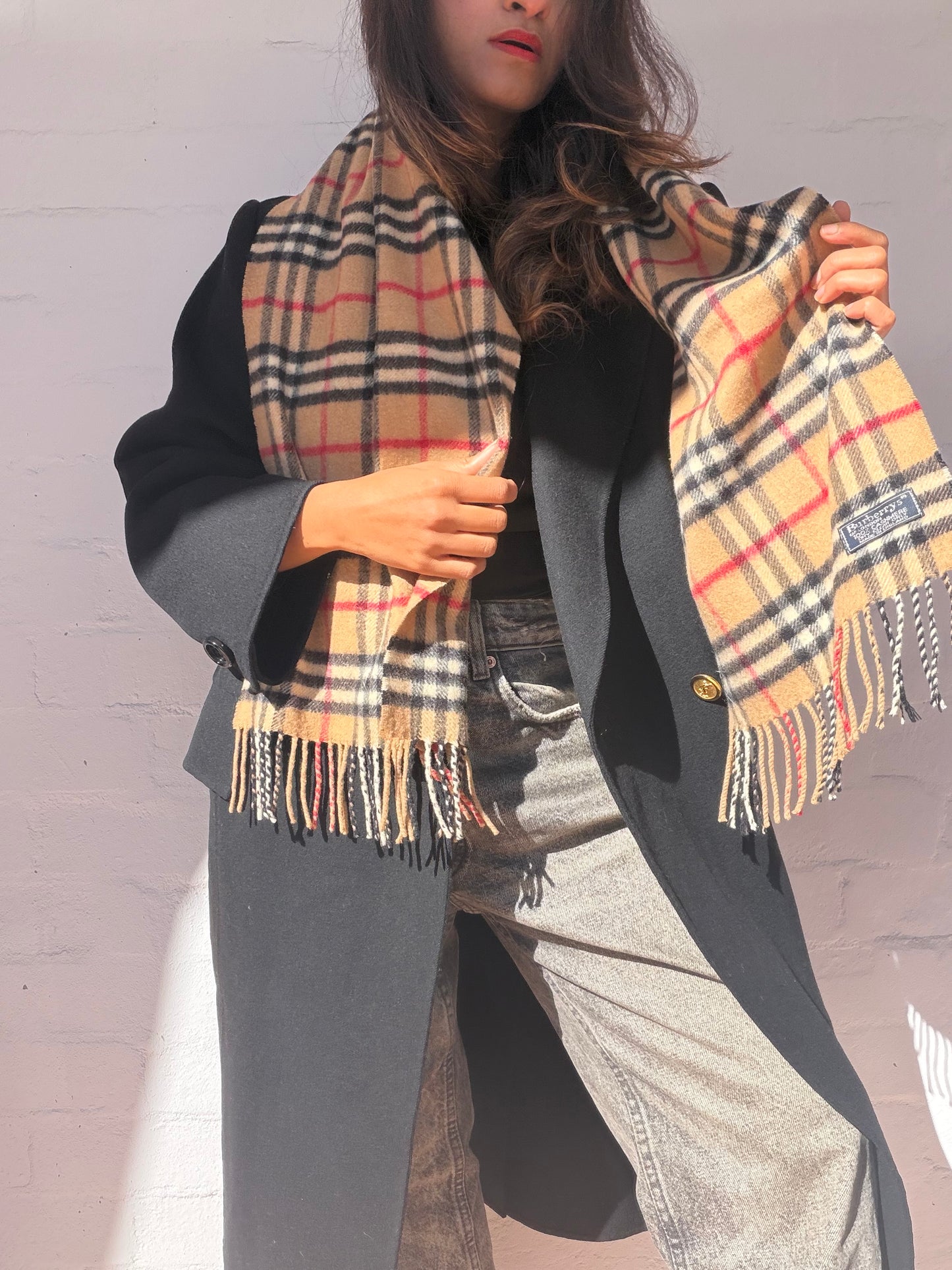 Authentic Burberry Cashmere Scarf
