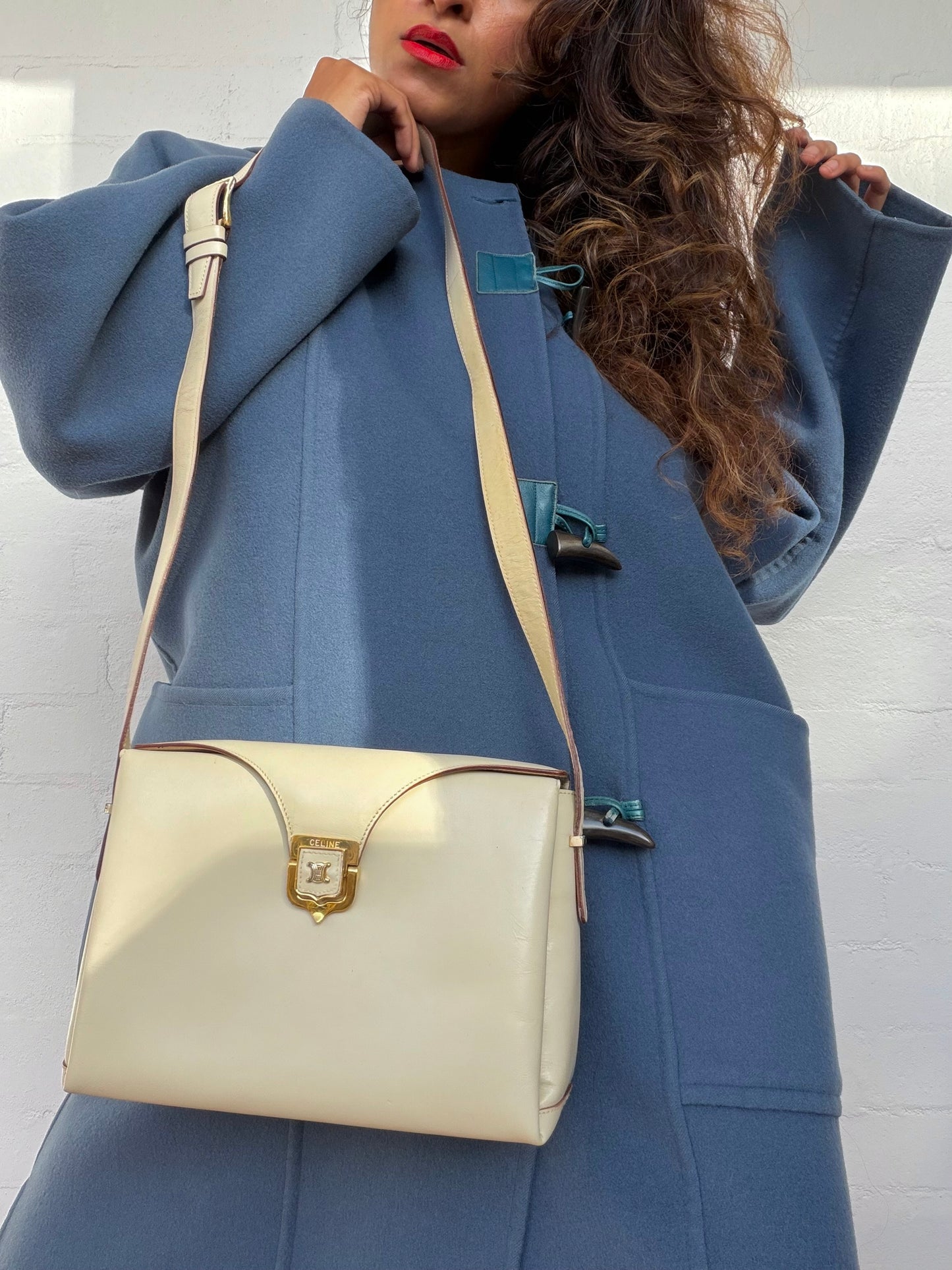 Rare Authentic Vintage Celine Bag - Ivory