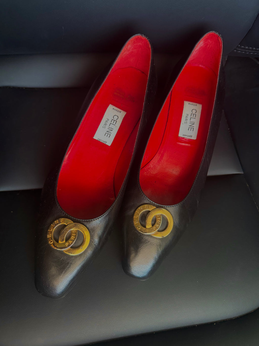 Vintage CELINE T40 Pumps