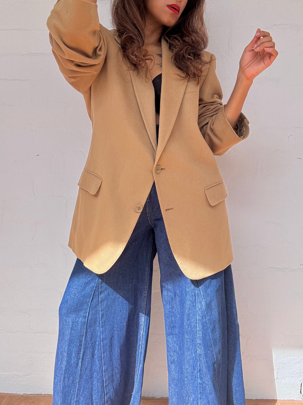Vintage Pure Cashmere Blazer