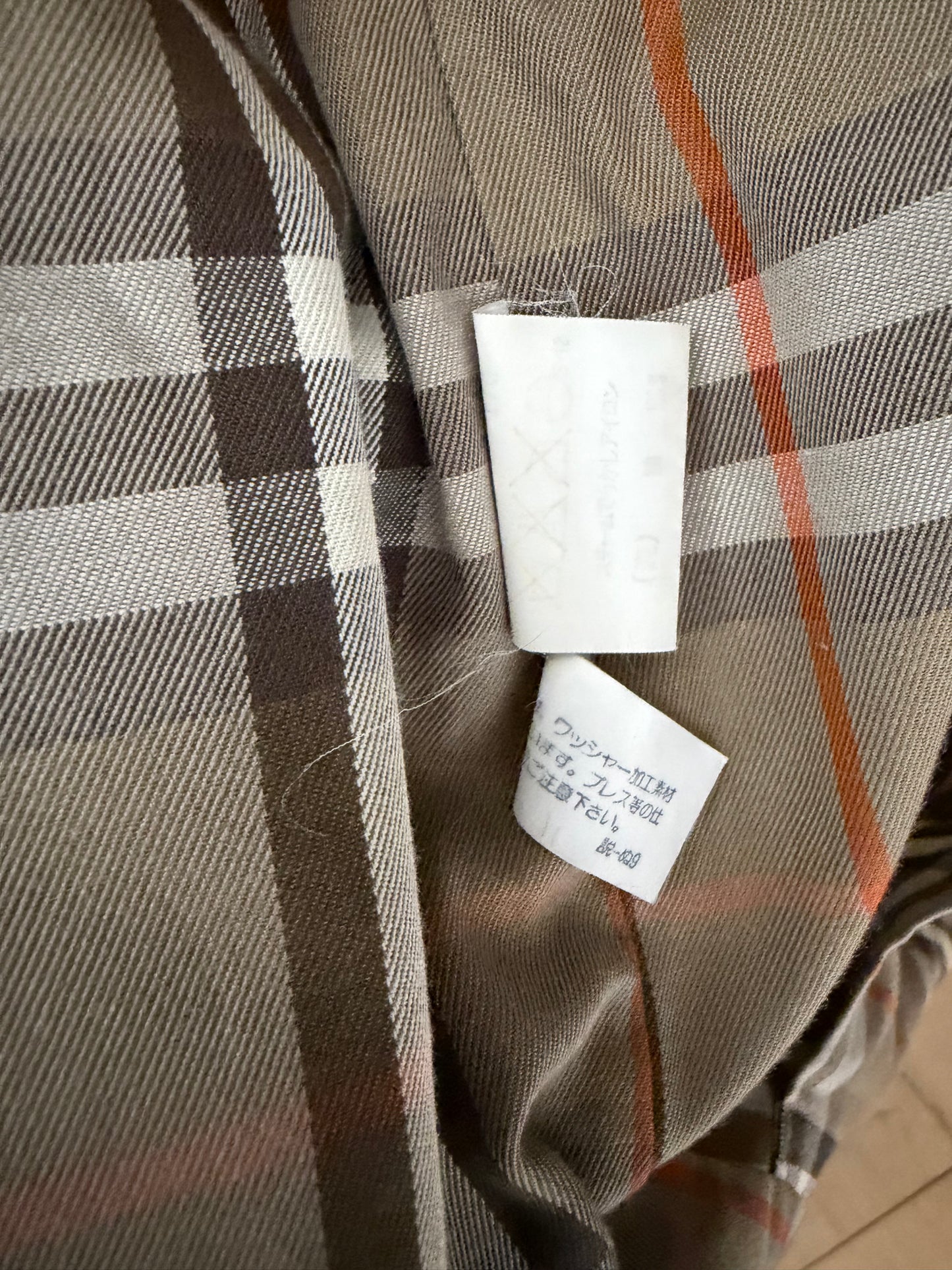 Burberry Double Breasted Trench Coat - Light Beige