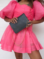 Vintage Christian Dior Honeycomb Leather Bag