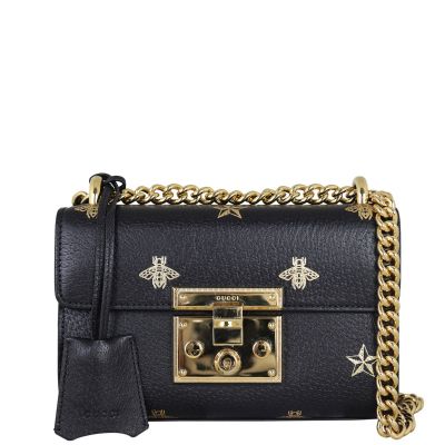 Authentic Gucci Padlock Bee Star Shoulder Bag