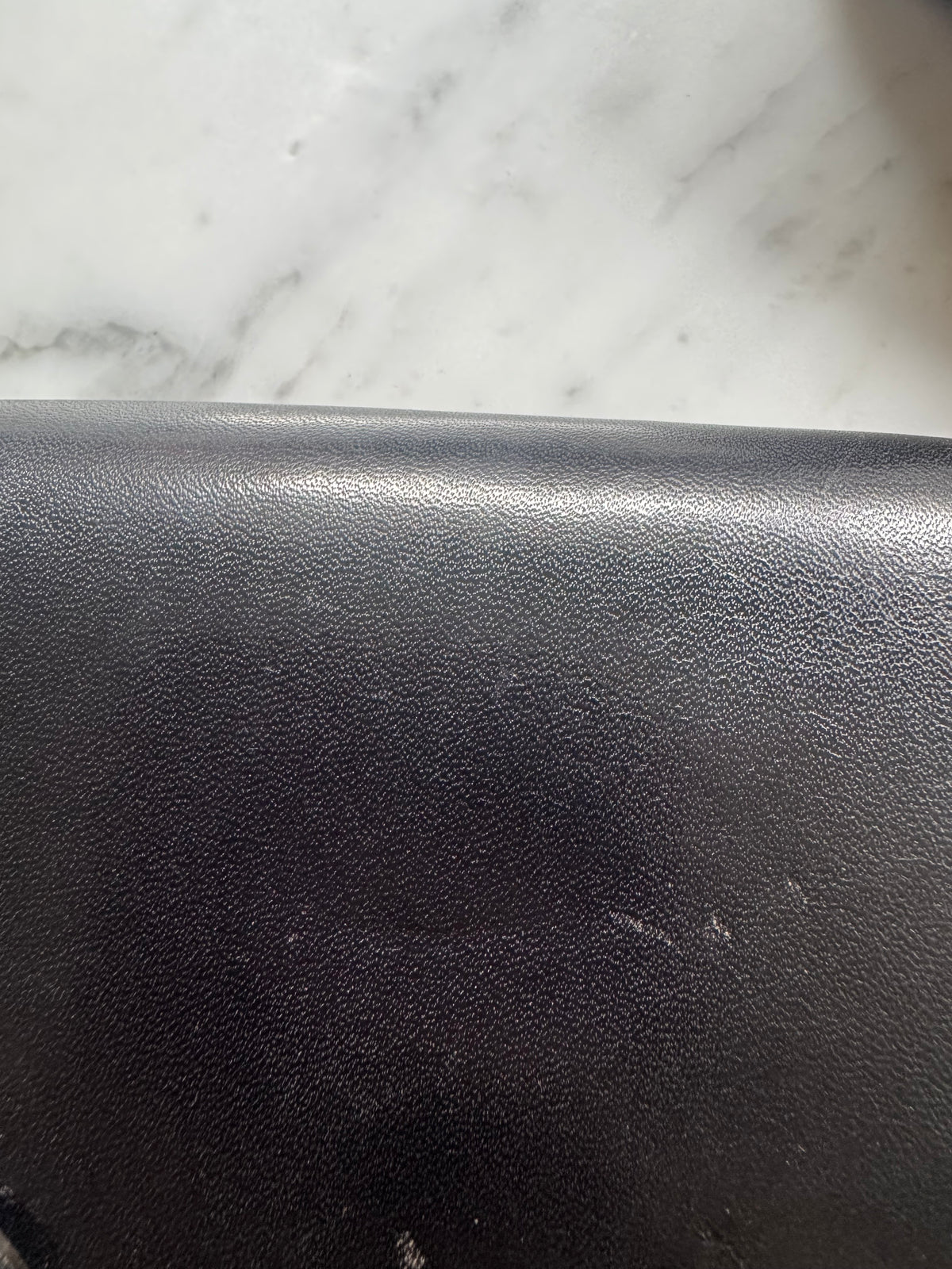 Vintage CELINE Horse Carriage Leather Black Shoulder Bag