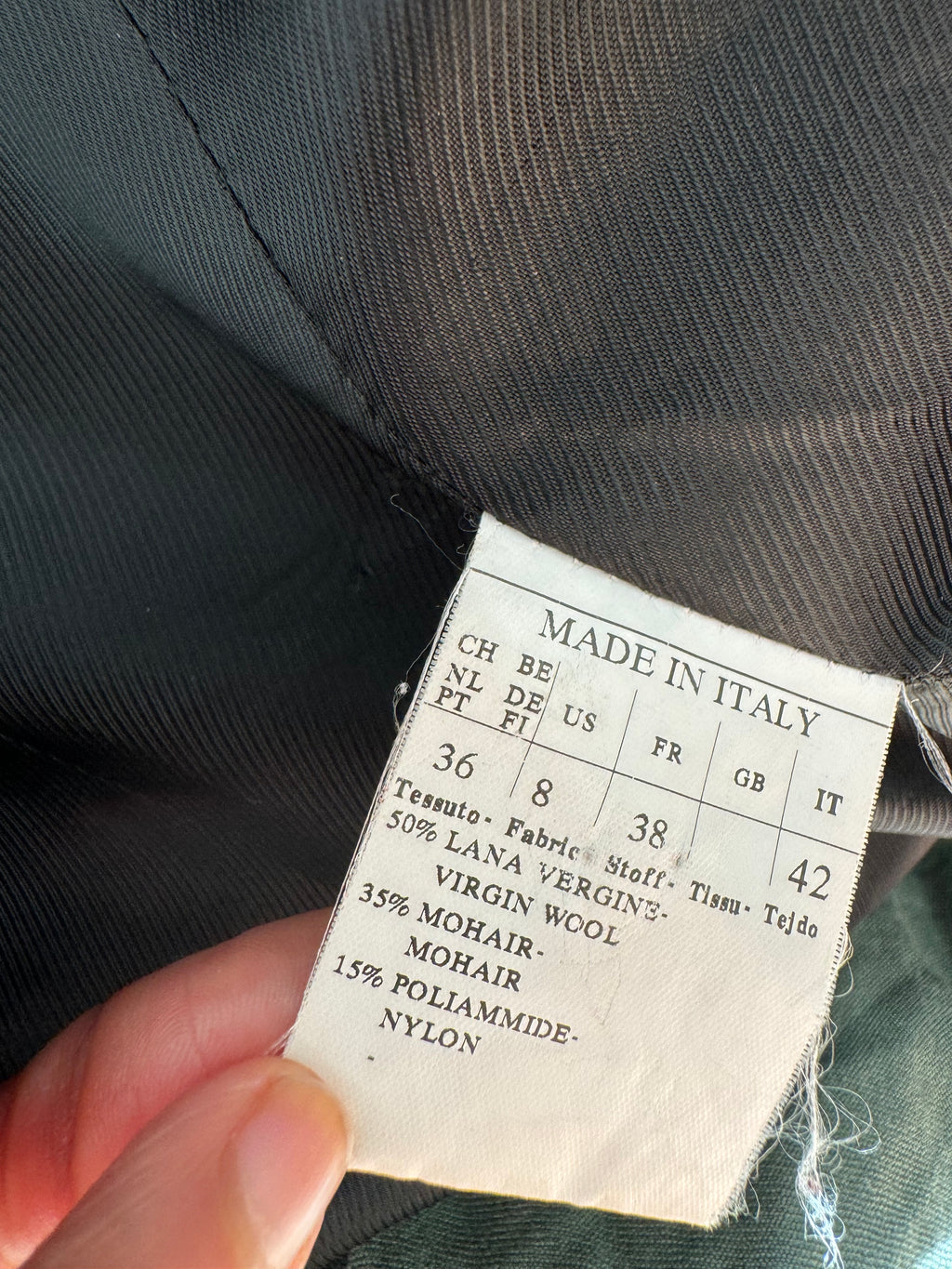 Vintage Mohair Blend Coat