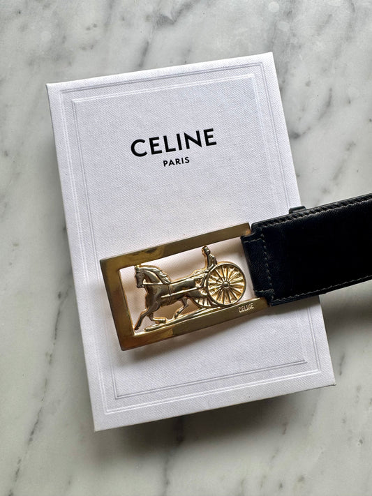 Vintage CELINE Carriage Studded Belt