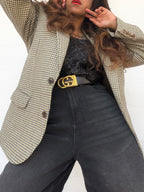 Vintage Christian Dior Houndstooth Blazer