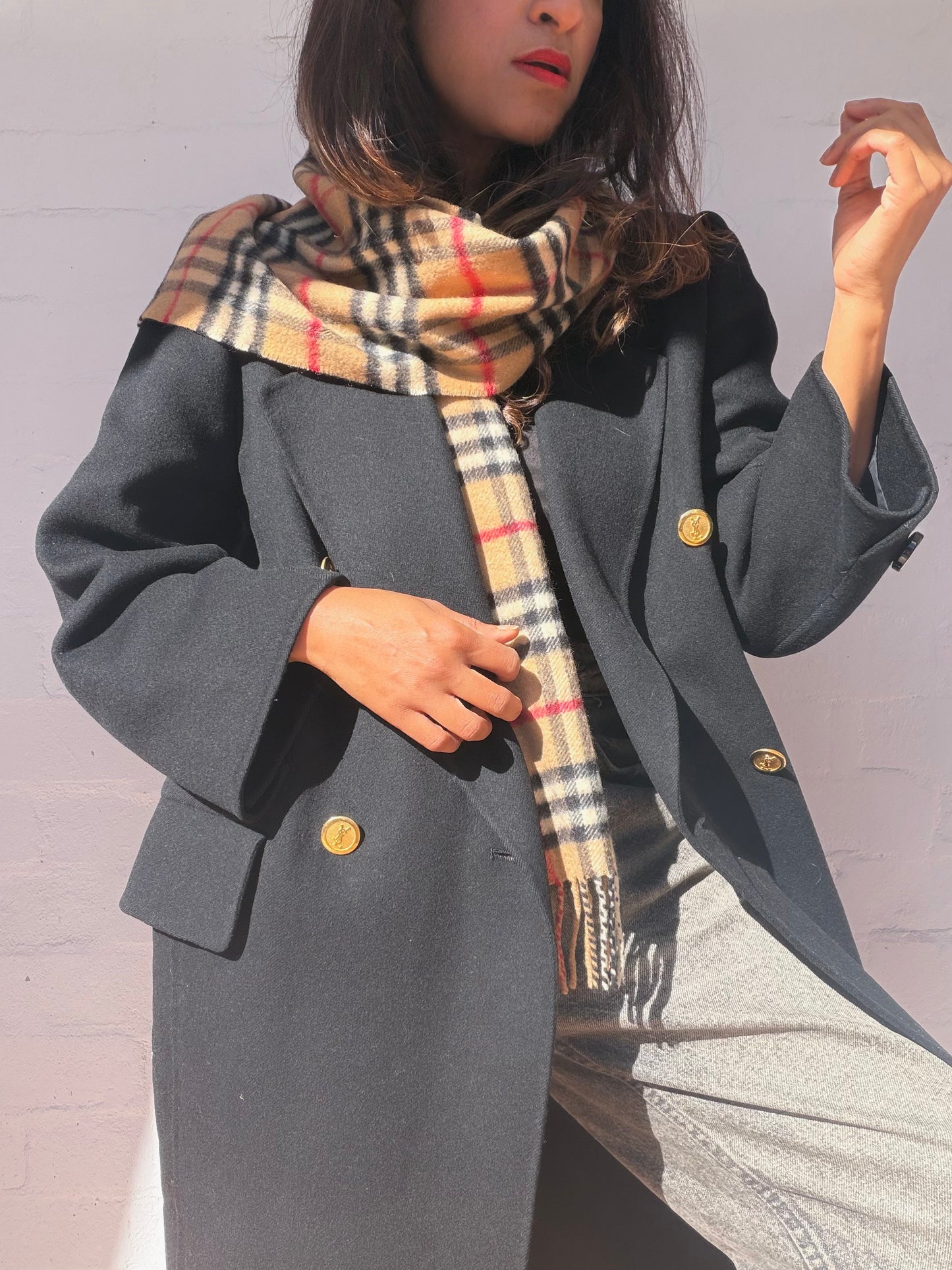 Authentic Burberry Cashmere Scarf