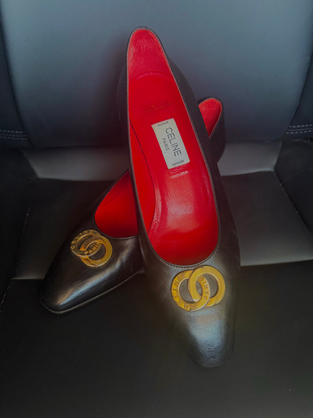 Vintage CELINE T40 Pumps