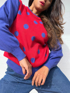 Vintage Christian Dior Polka Dot Jumper