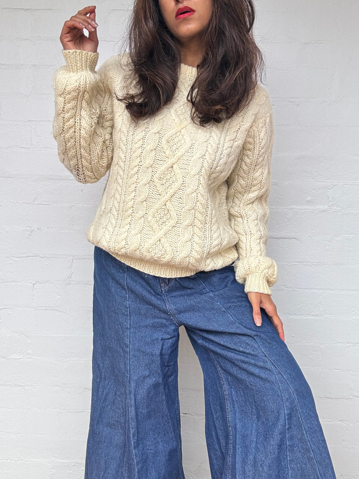 Vintage Wool Fisherman’s Jumper