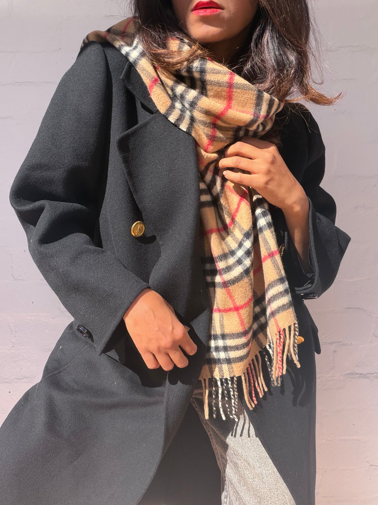 Authentic Burberry Cashmere Scarf