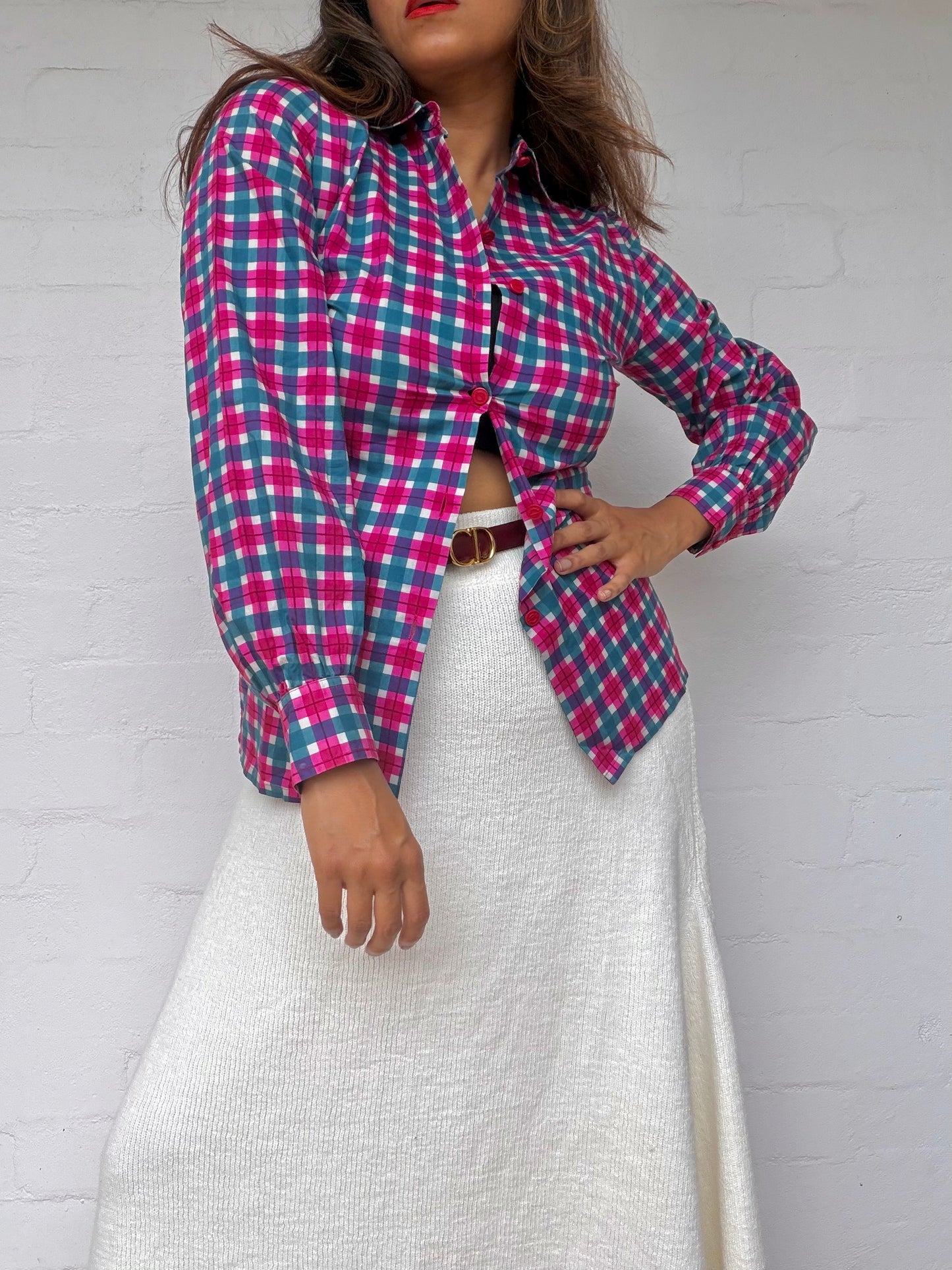 Christian Dior Pret A Porter Check Shirt