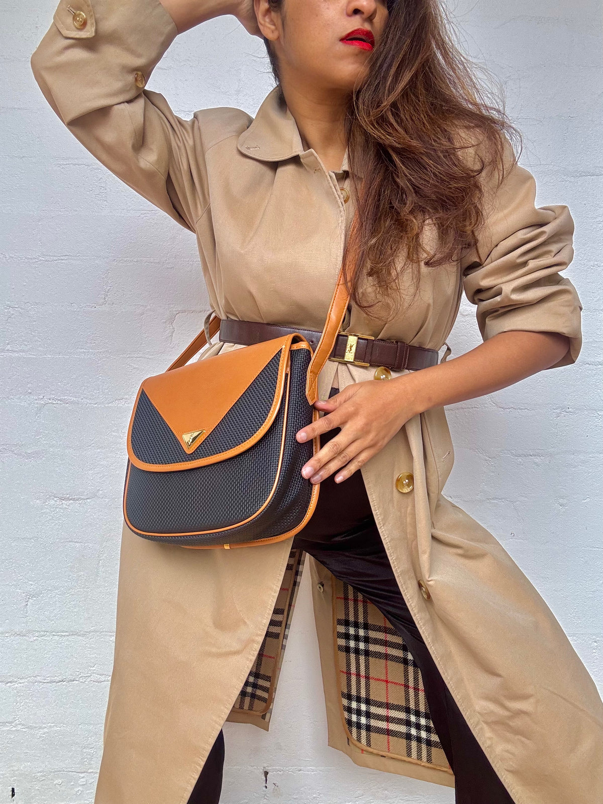 Authentic Vintage YSL Crossbody Bag