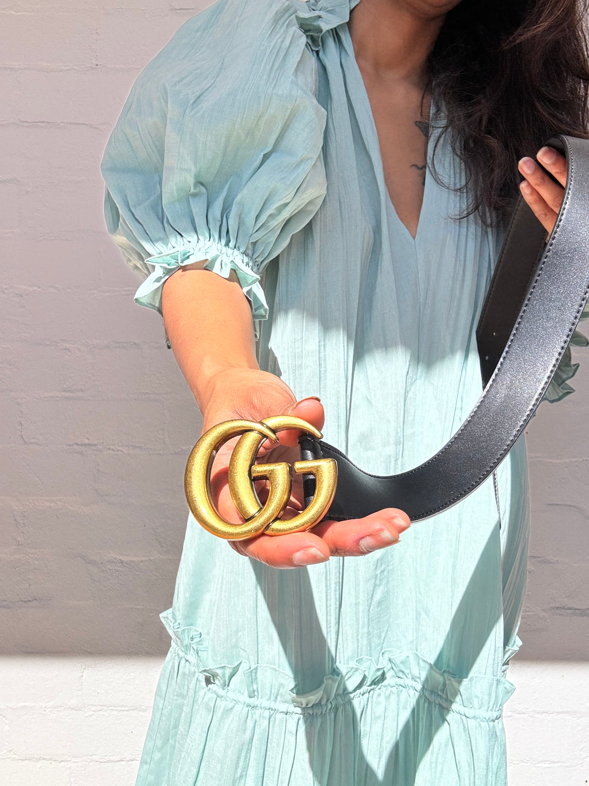 GG Leather Belt